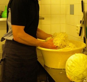 squeeze cabbage with hands squeeze cabbage with hands